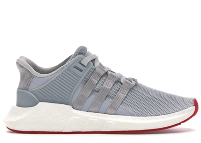 Pre-owned Adidas Originals Adidas Eqt Support 93/17 Red Carpet Pack Grey In Matte Silver/matte Silver/running White