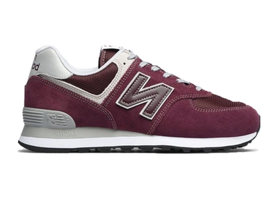 Pre-owned New Balance  574 Burgundy