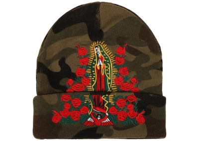 Pre-owned Supreme  Guadalupe Beanie Camo