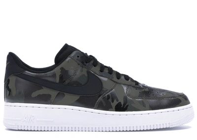 Pre-owned Nike  Air Force 1 Low Camo Olive In Medium Olive/black-baroque Brown-sequoia