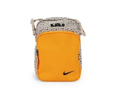 Pre-owned Nike Lebron X Atmos Basketball Crossbody Bag String/kumquat/off Noir