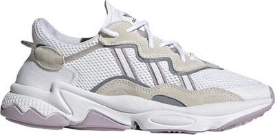 Pre-owned Adidas Originals Adidas Ozweego Cloud White Soft Vision (women's) In Cloud White/grey Three/soft Vision