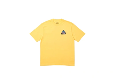 Pre-owned Palace  Ripped T-shirt Yellow