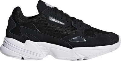 Pre-owned Adidas Originals Adidas Falcon Core Black Cloud White (women's) In Core Black/core Black/cloud White