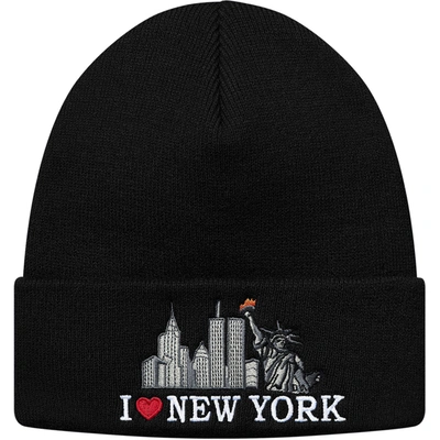 Pre-owned Supreme  I Love Ny Beanie Black