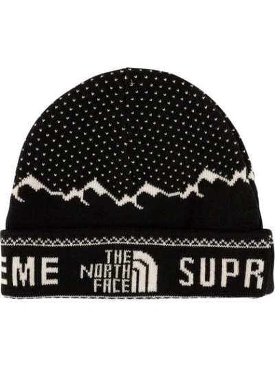 Supreme The North Face Fold Beanie Black - FW18 - US