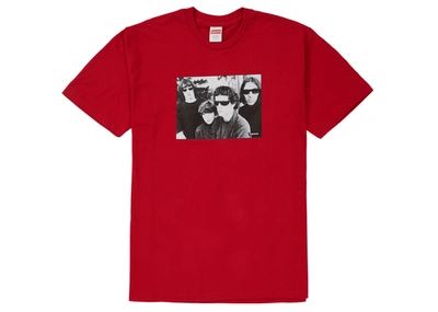 Pre-owned Supreme  The Velvet Underground Tee Red