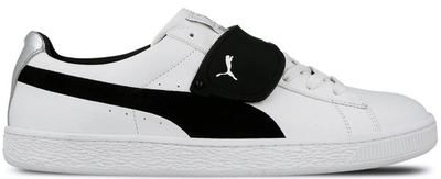 Pre-owned Puma Suede Classic Karl (karl Lagerfeld) In  White/ Black