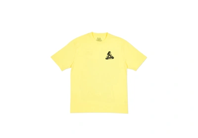 Pre-owned Palace  Tri-wobble T-shirt Light Yellow