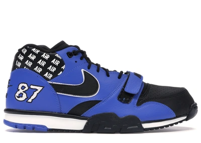 Pre-owned Nike  Air Trainer 1 Mid Soa Hyper Cobalt Black-white In Hyper Cobalt/black-white