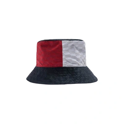 Pre-owned Kith  X Tommy Hilfiger Badge Bucket Hat Navy