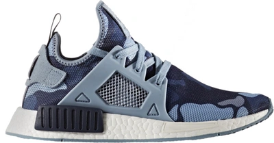 Pre-owned Adidas Originals Adidas Nmd Xr1 Blue Duck Camo (women's) In Midnight Navy/noble Ink/grey