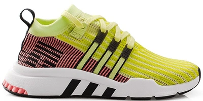 Pre-owned Adidas Originals Eqt Support Mid Adv Glow In Glow/core Black/turbo  | ModeSens