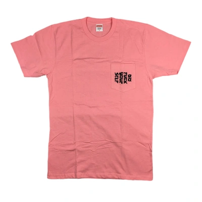 Pre-owned Supreme  Go Fuck Yourself Pocket Tee Pink