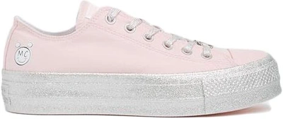 Pre-owned Converse Chuck Taylor All Star Lift Low Miley Cyrus Pink (women's)