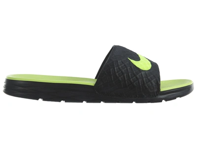 Pre-owned Nike Benassi Solarsoft Black/volt