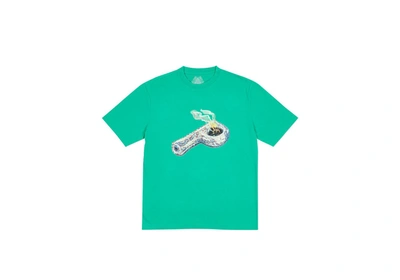 Pre-owned Palace  Machine T-shirt Pool Green