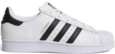 Pre-owned Adidas Originals Adidas Superstar White Black (women's) In Cloud White/core Black/cloud White