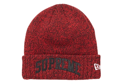 Pre-owned Supreme  New Era Arc Logo Beanie Red