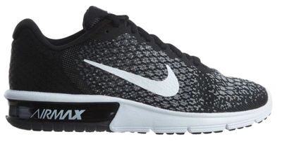 Pre-owned Nike Air Max Sequent 2 Black White-dark Grey (women's) In Black/white-dark Grey