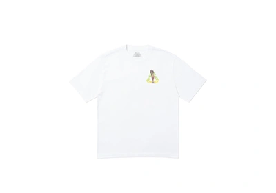 Pre-owned Palace  Rolls P3 T-shirt White
