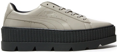 Pre-owned Puma Pointy Creeper Rihanna Fenty Patent Dove (women's) In Dove/dove