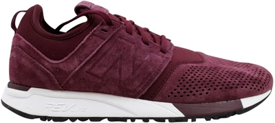 Pre-owned New Balance  247 Suede Burgundy