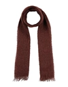 Doppiaa Scarf Mohair Monocolor In Brown