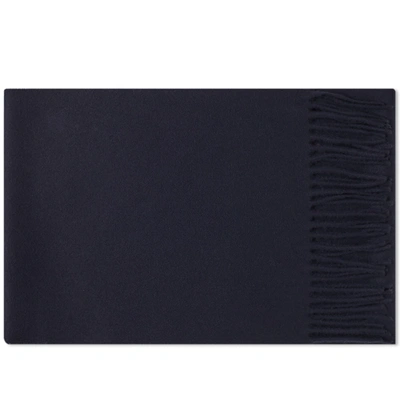 Norse Projects Lambswool Scarf In Blue