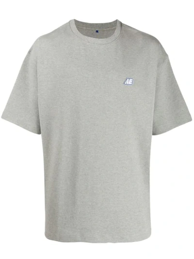 Ader Error Oversized T-shirt In Gray