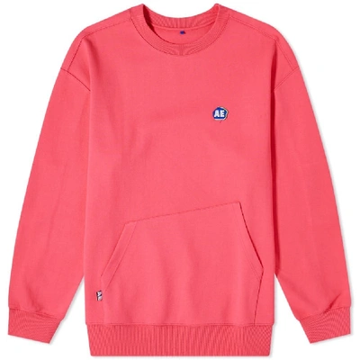 Ader Error Silicon Front Sweatshirt In Pink