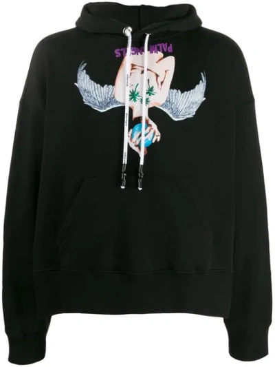 Palm angels angel hoodie new arrivals