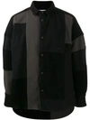 Ambush Patchwork Shirt In Black