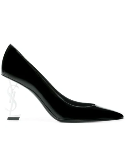 Saint Laurent Opyum 85mm Pumps In Black