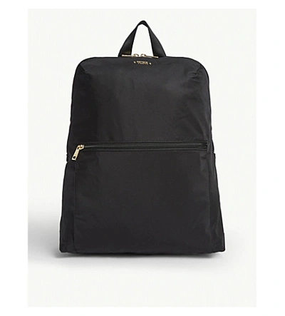 Tumi Just In Case Nylon Backpack In Mink/silver