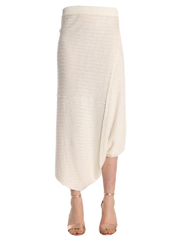 jw anderson asymmetric skirt
