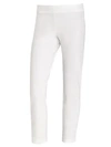 Eileen Fisher Plus Size Washable Crepe Slim-leg Pants In White