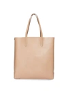 Burberry Neutral Logo Embossed Tote In Neutrals