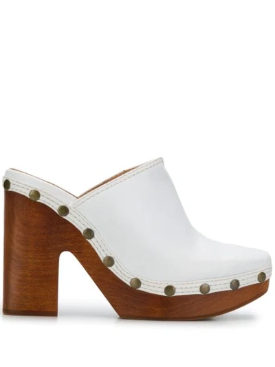 Jacquemus Les Sabots Leather Mules In White