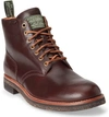 Polo Ralph Lauren Rl Army Boot In Polo Brown Leather