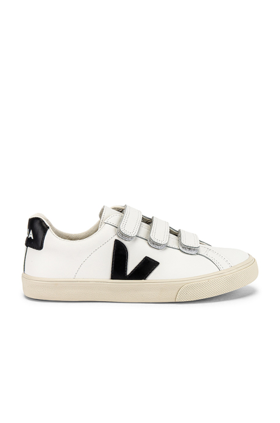 Veja Recife Rubber-trimmed Leather Sneakers In White