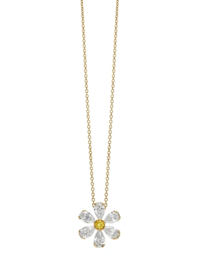 Sophie Bille Brahe Canary Marguerite Necklace In Gold