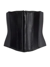 Spanx Sculpt Zip Corset In Very Black