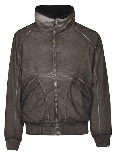 Transit Large Neck Bomber In Charcoal