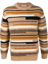 Maison Flaneur Knitwear In Leather Color Wool