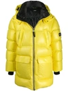 Mackage Kendrick Padded Coat In Yellow