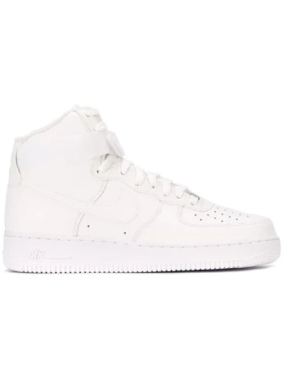 Nike Air Force 1 Hi-top Sneakers In White