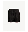 Gucci Side-stripe Swim Shorts In Black
