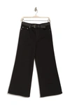 Red Valentino Stretch-crepe Wide-leg Pants In Nero 0no