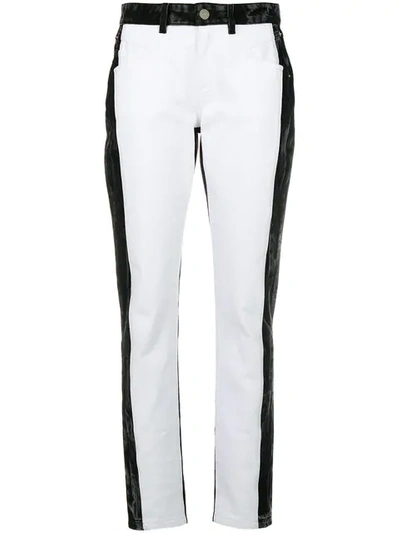 Givenchy High Waisted Straight Jeans In Black